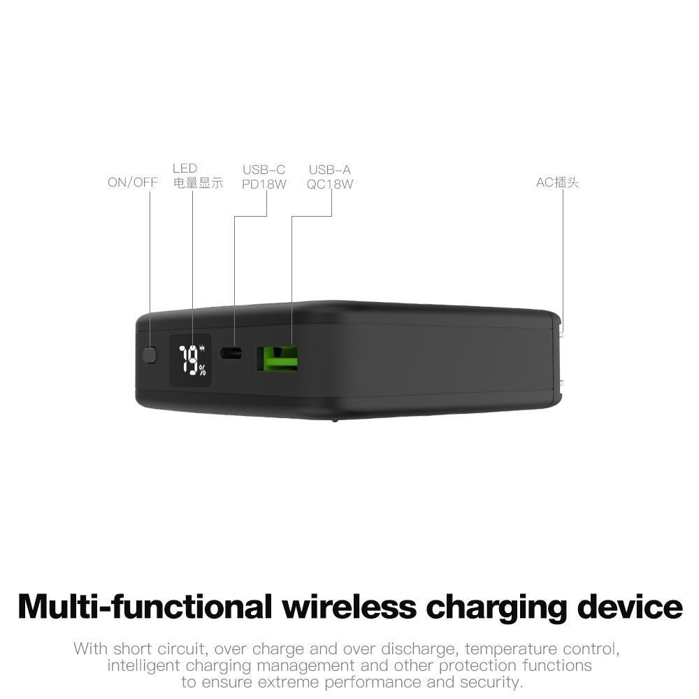 PD6 AC Wireless power bank