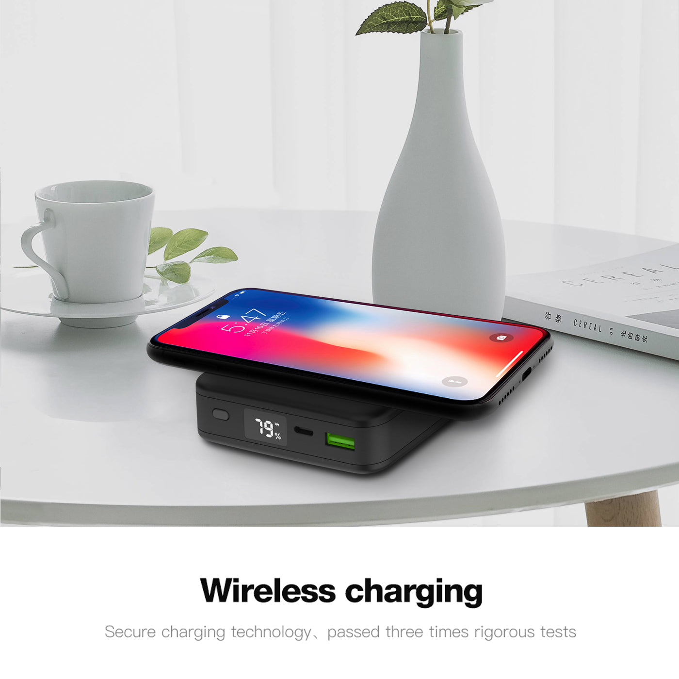 PD6 AC Wireless power bank